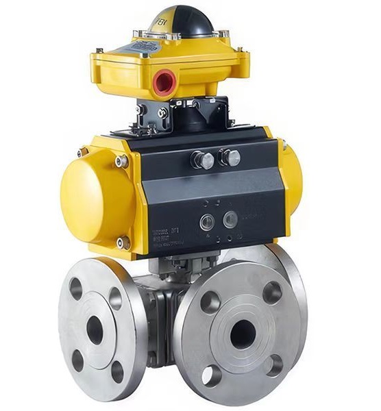 三通高平臺(tái)法蘭球閥